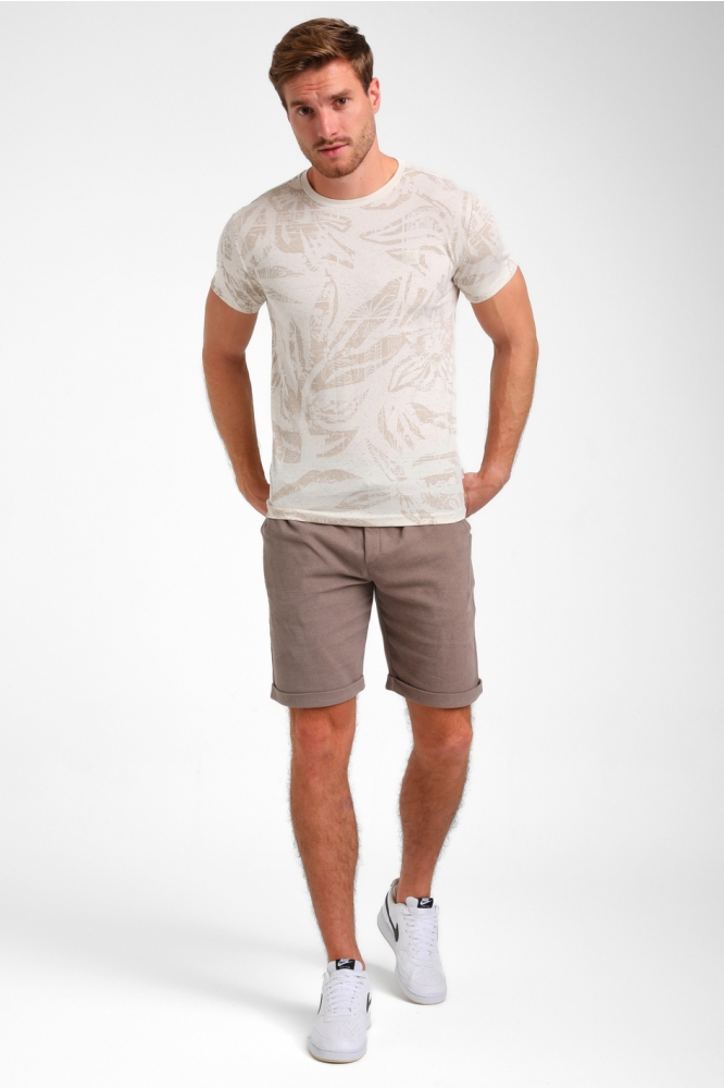ALLOVER PRINT T SHIRT 155911 SAND